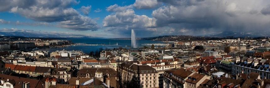 Панорама Женевы. Обзорная экскурсия по Женеве. Гид в Женеве. Экскурсии по Швейцарии. Экскурсии в Швейцарии.